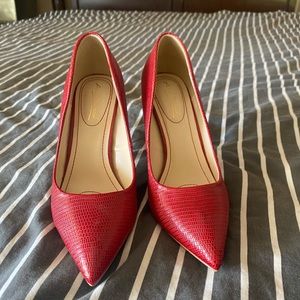 Red heels, 8 1/2